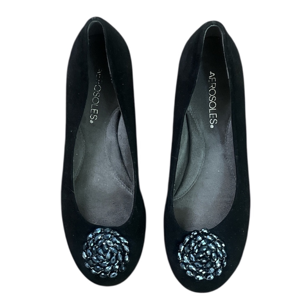 NEW Aerosoles Becxotic Ballet Flats with Embellished Detailing on toe. Size 7